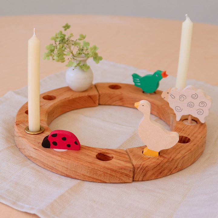 standing sheep ornament for birthday ring