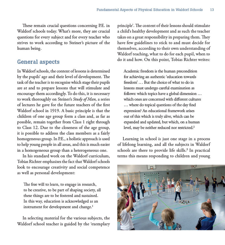 Physical Education and Movement in Waldorf Schools