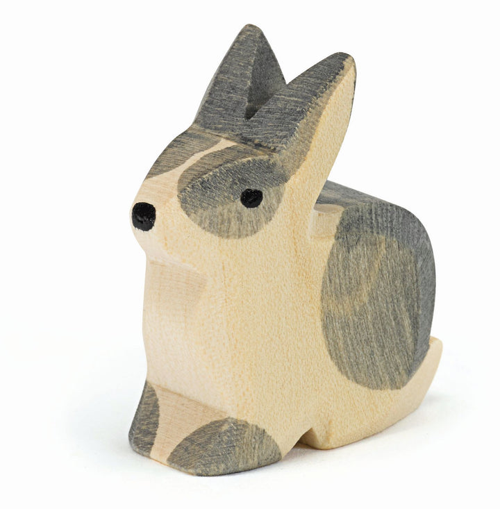 Ostheimer black & white rabbit sitting