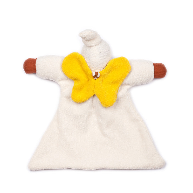 Nanchen Organic Blanket Doll Guardian Angel, medium skin tone