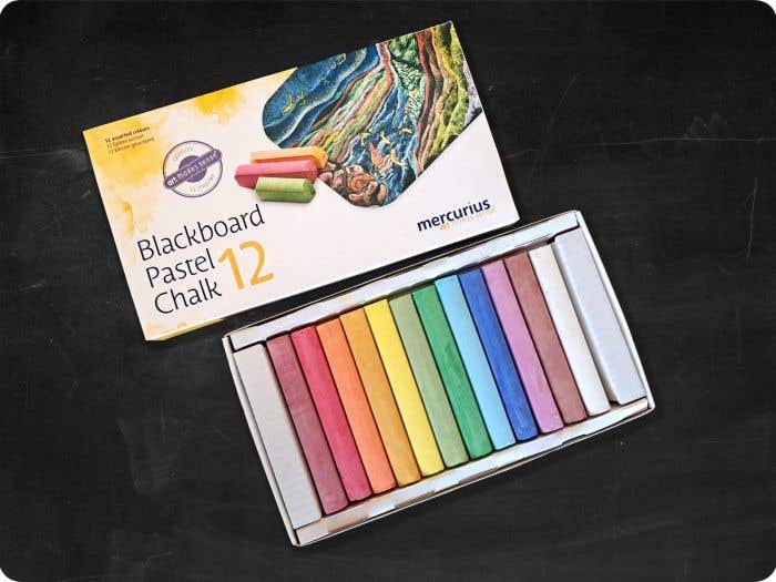 Mercurius blackboard pastel chalk