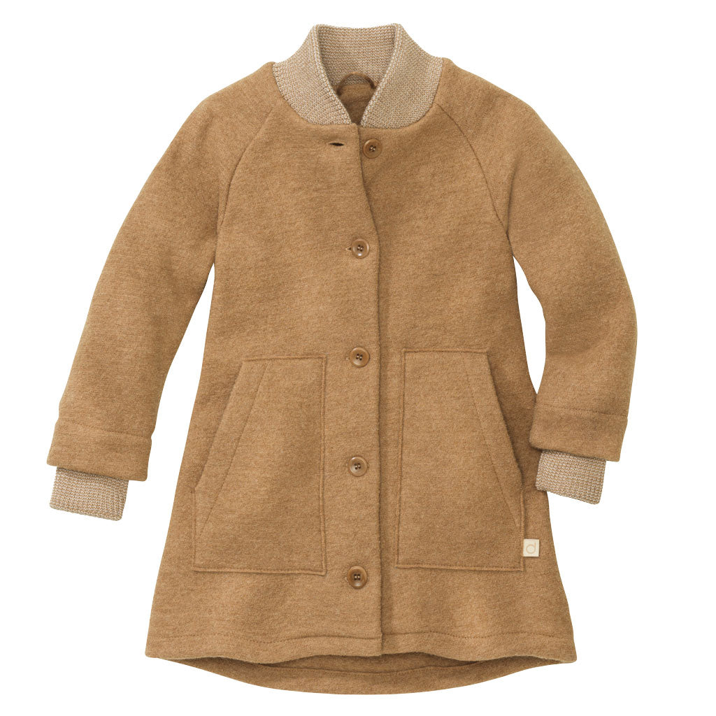 Disana organic merino boiled wool walking coat