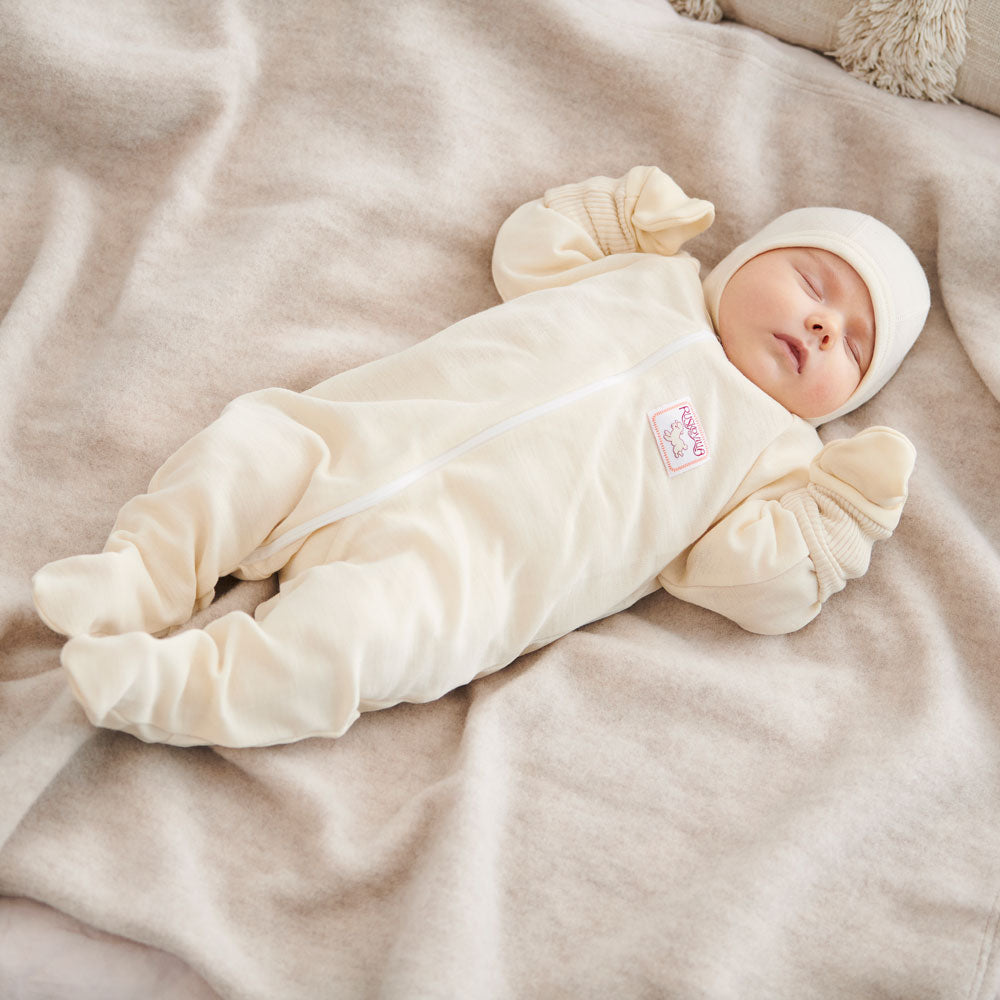 Ruskovilla organic wool baby set