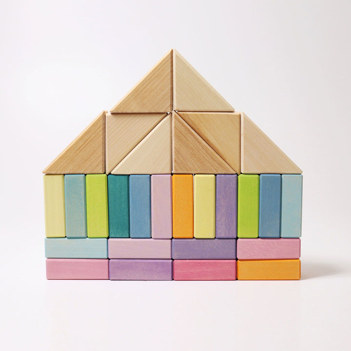 Grimm's Building Set Pastel Duo, 40 pcs