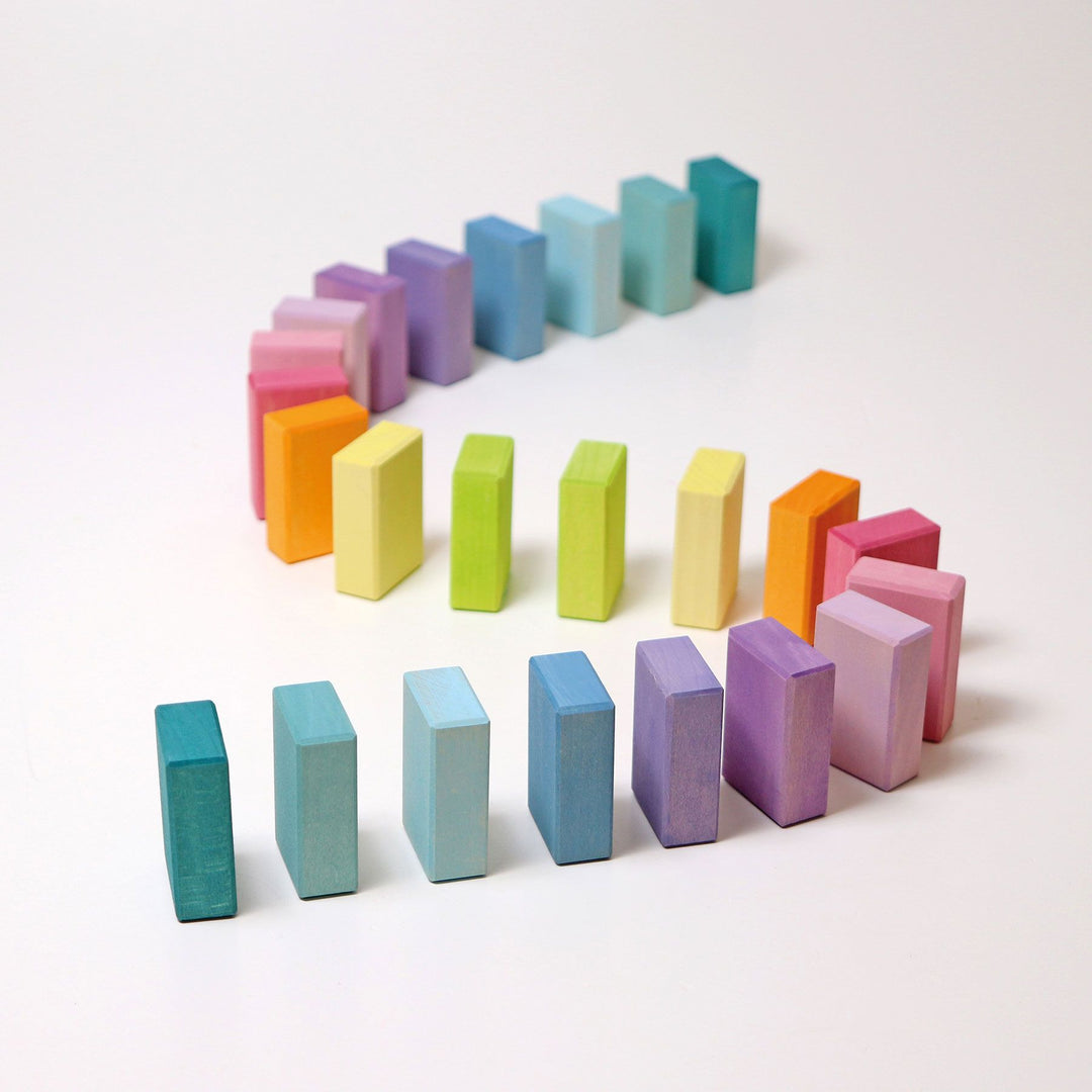 Grimm's Building Set Pastel Duo, 40 pcs