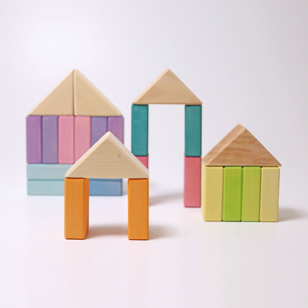 Grimm's Building Set Pastel Duo, 40 pcs