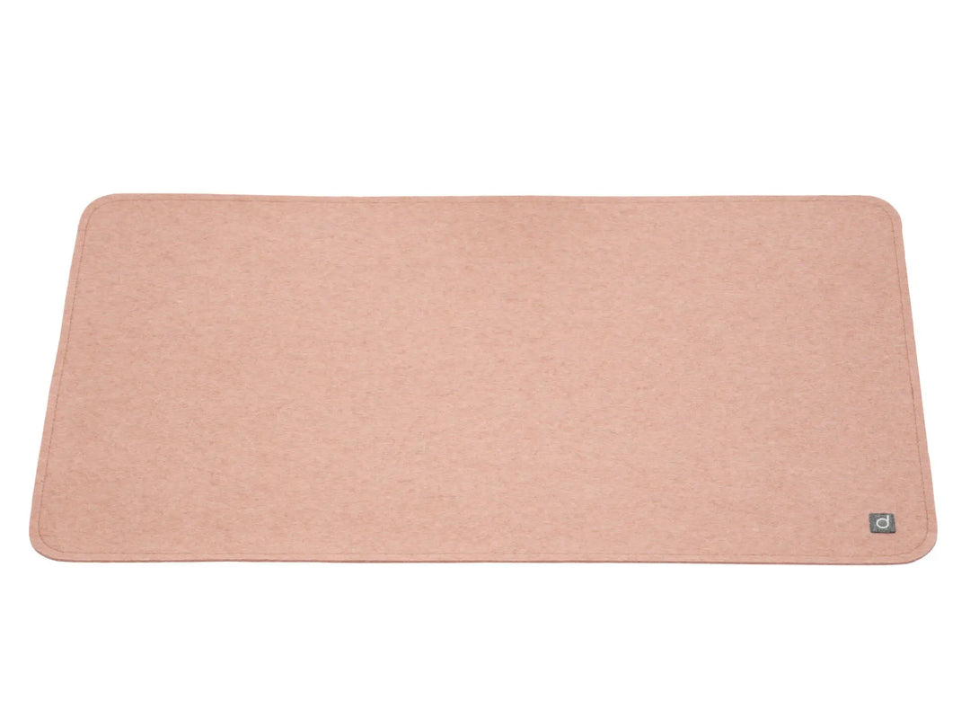 Disana wool felt desk pad, rosé