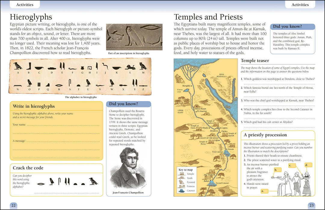 Ancient Egypt workbook