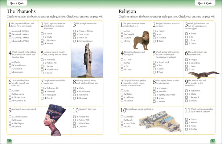 Ancient Egypt workbook