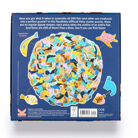 299 Fish (& a diver) jigsaw puzzle