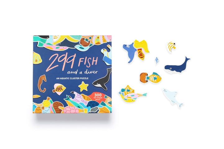 299 Fish (& a diver) jigsaw puzzle