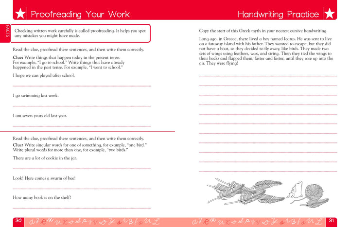 DK Workbooks - Cursive Handwriting Workbook