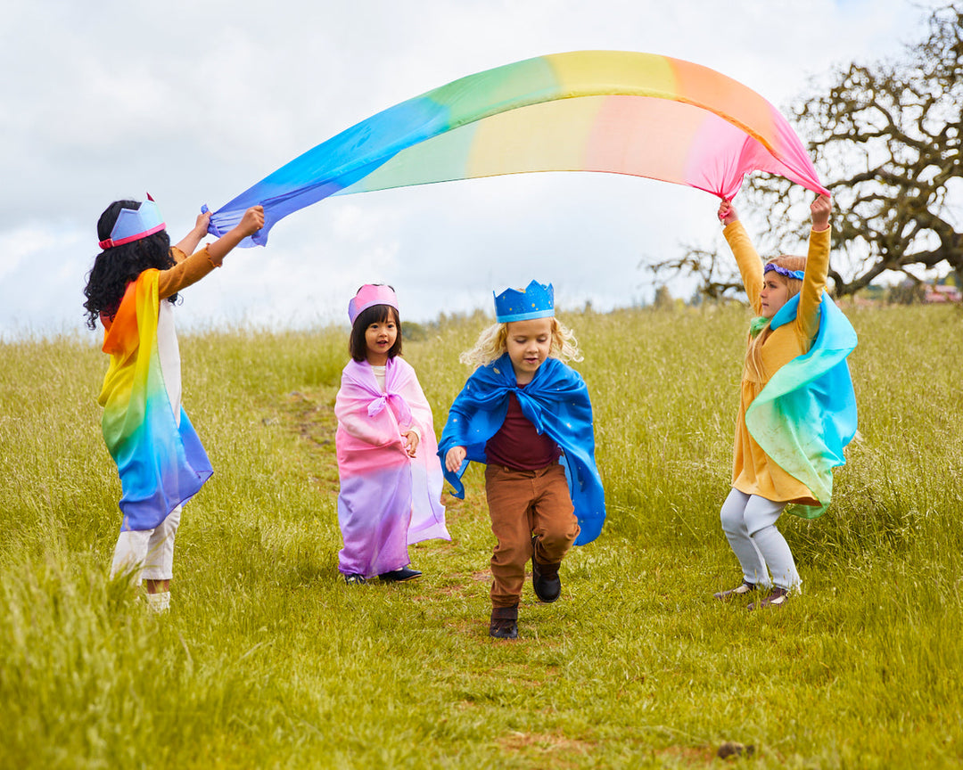 giant rainbow silkscape (70 x 35 inches)