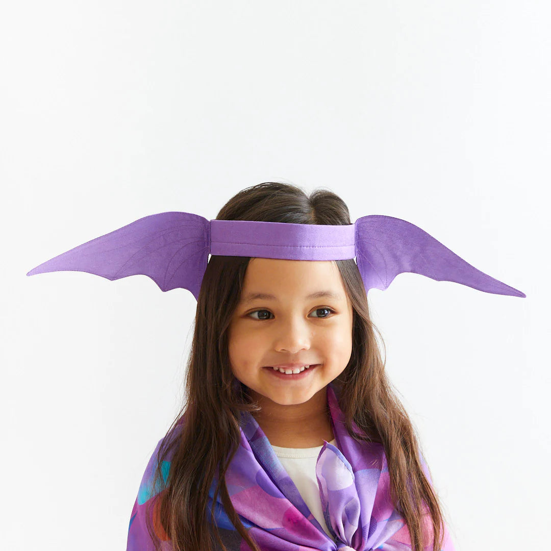 purple dinosaur ears