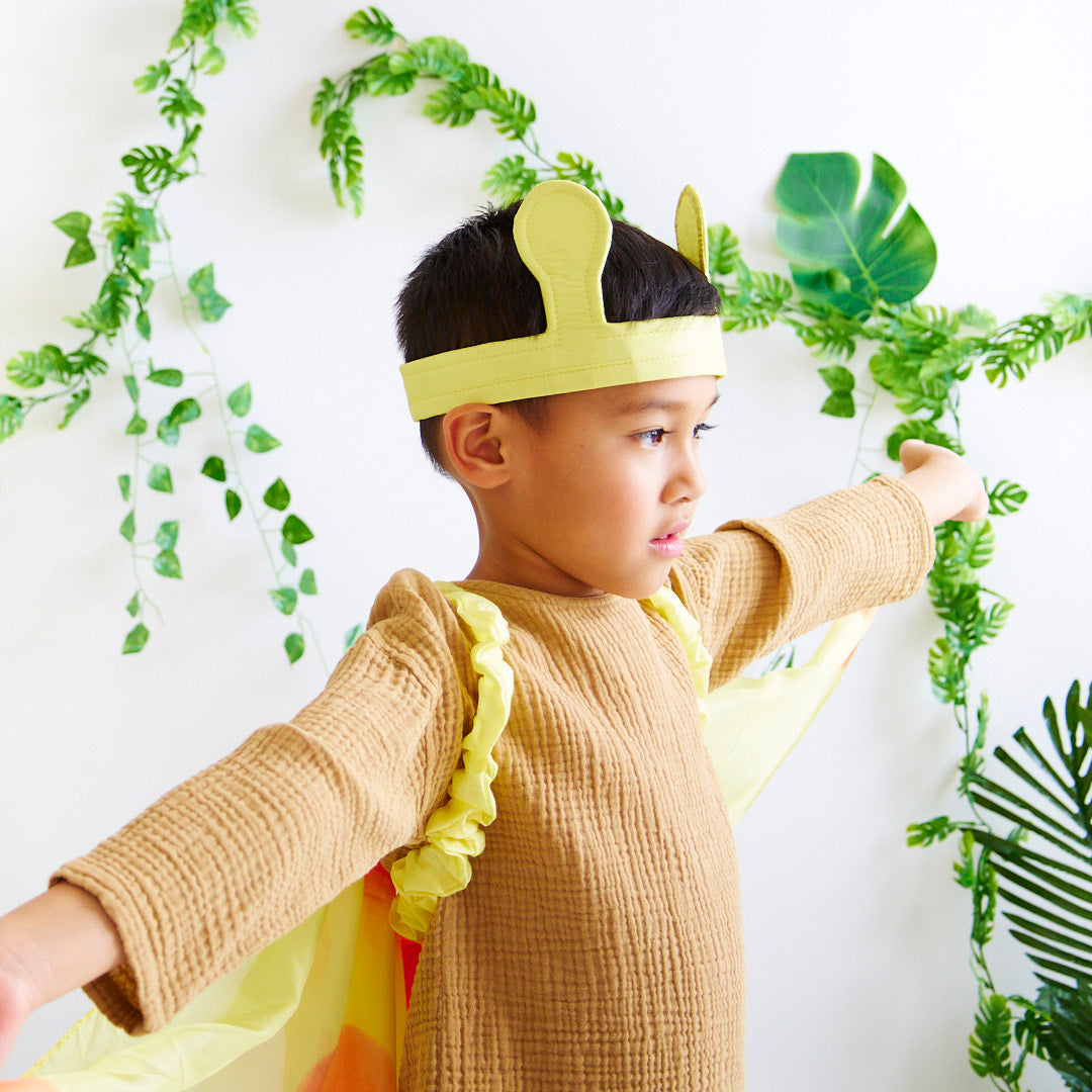 Yellow butterfly ears