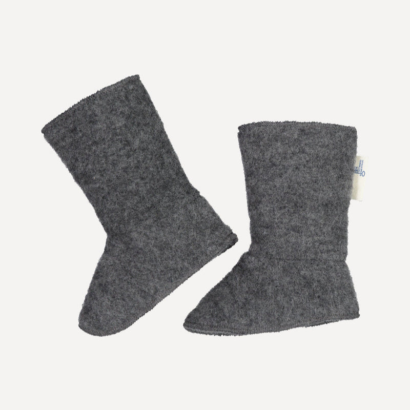 Ruskovilla organic merino fleece baby booties