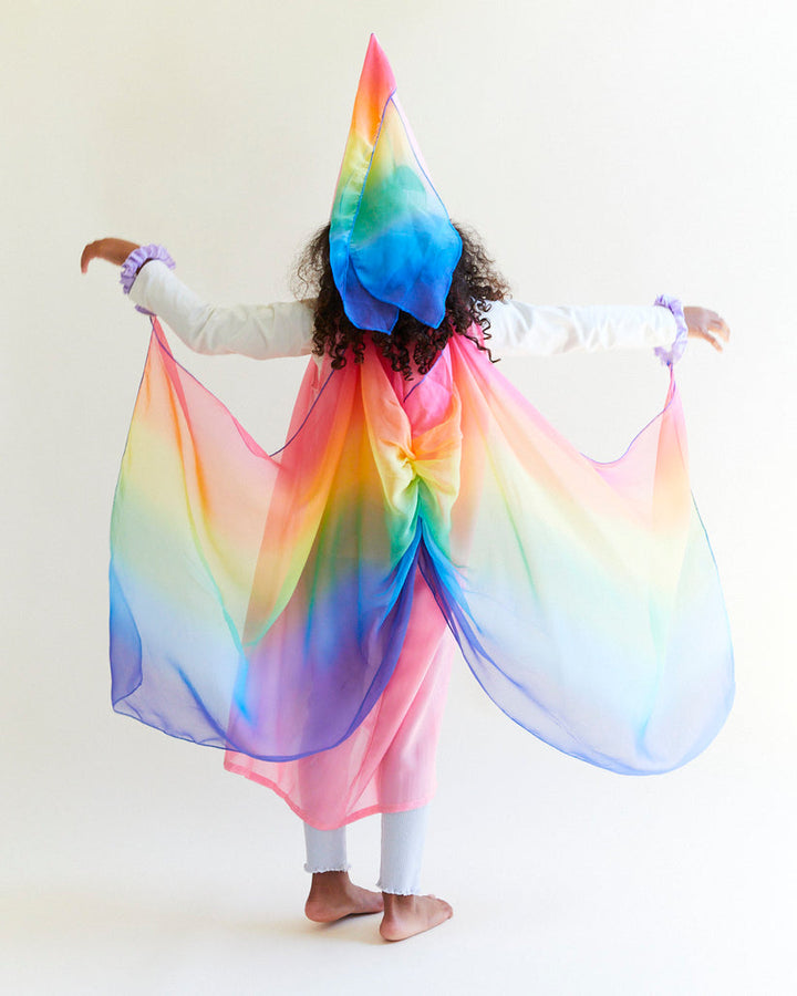 silk fairy dress with wings