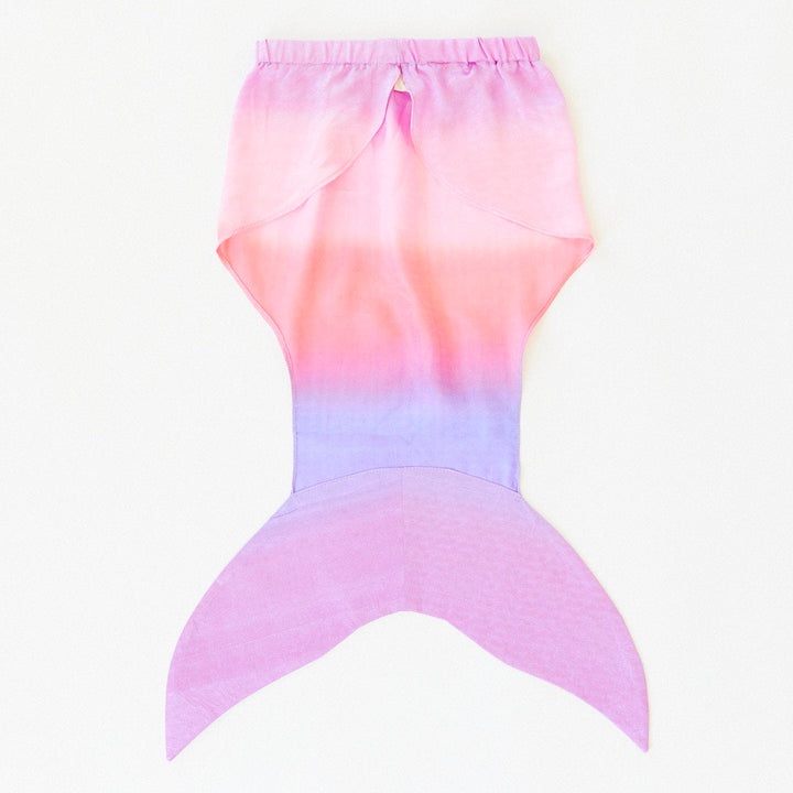 silk pink merfolk tail