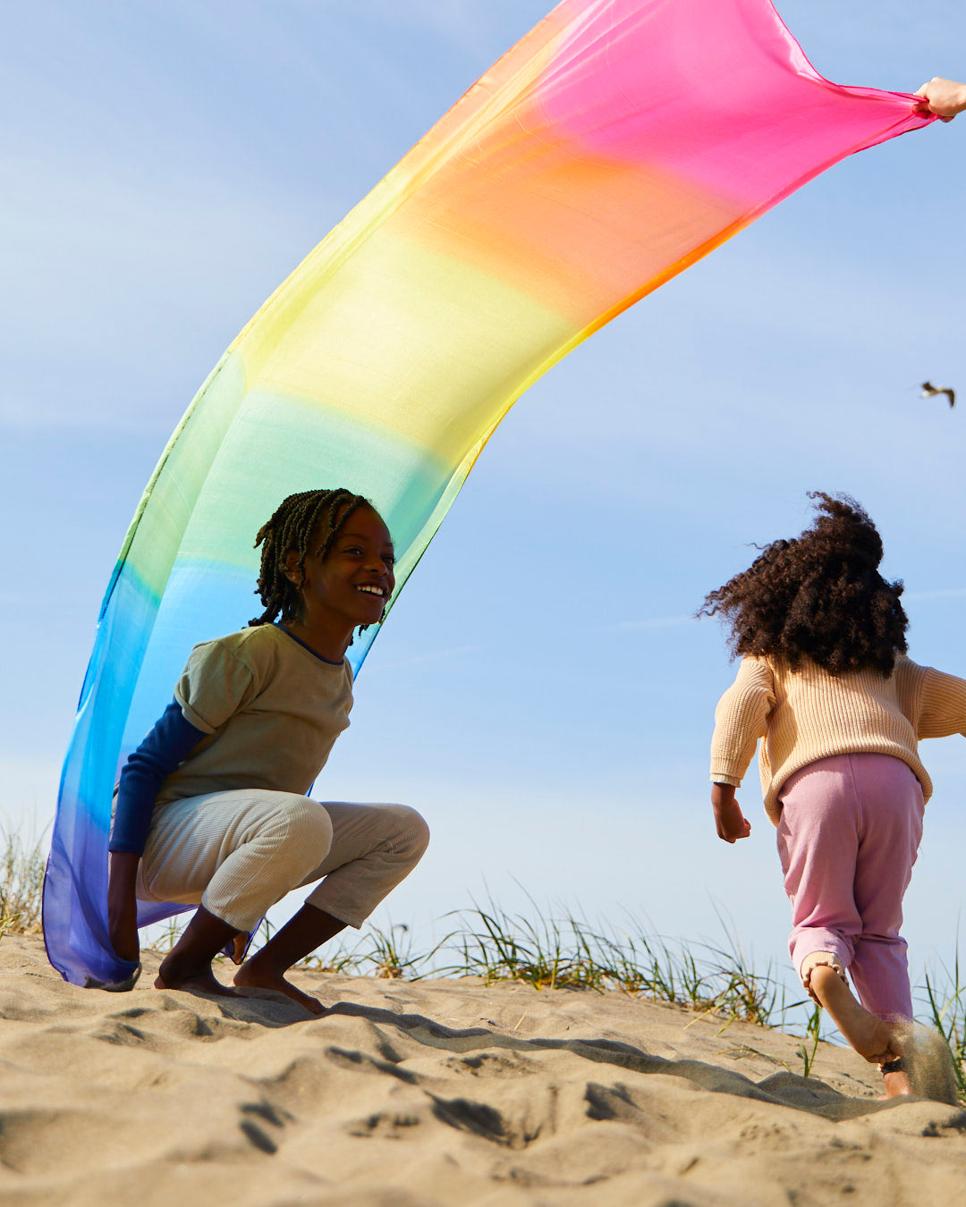 giant rainbow silkscape (70 x 35 inches)