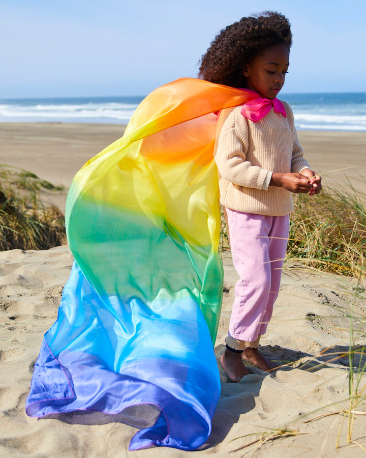 giant rainbow silkscape (70 x 35 inches)