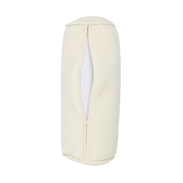 merino wool & buckwheat yoga bolster, small