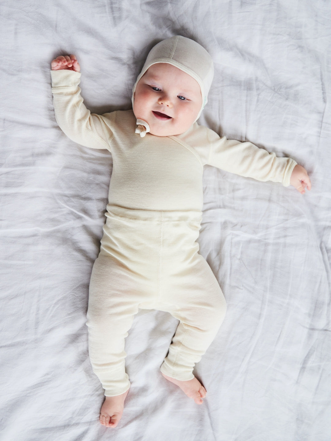 organic silkwool baby pants