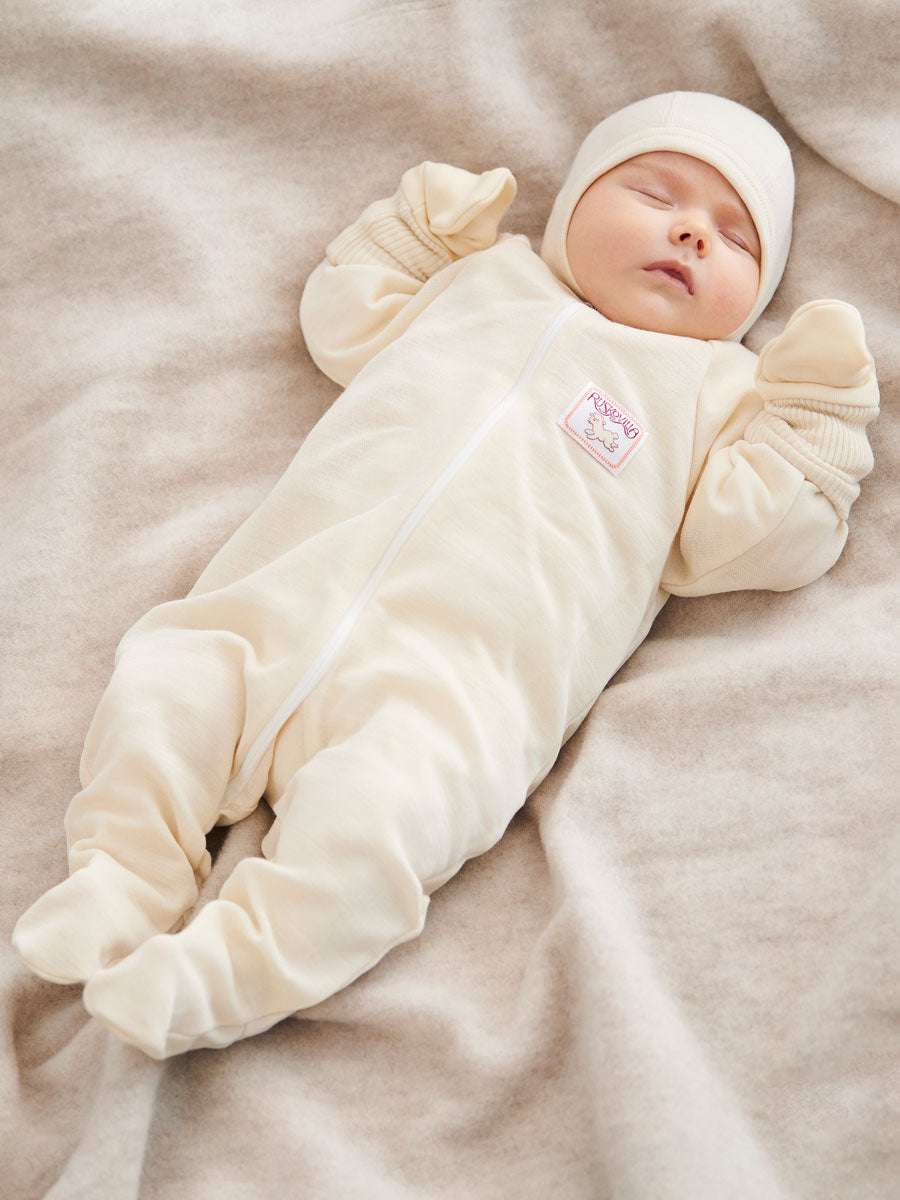 Ruskovilla organic wool baby set