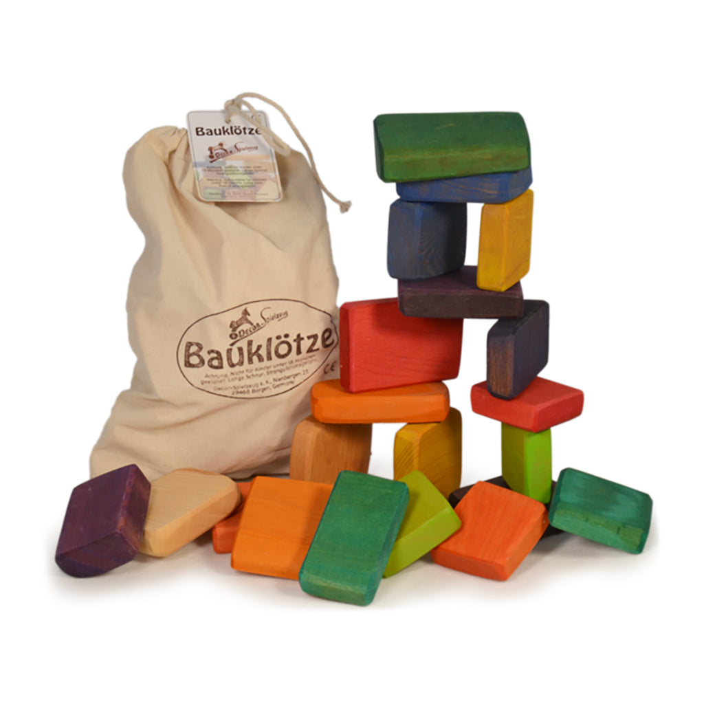 Waldorf colourful blocks, 20 pc