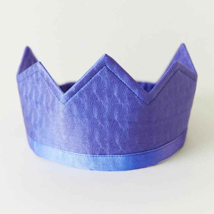 butterfly purple silk crown