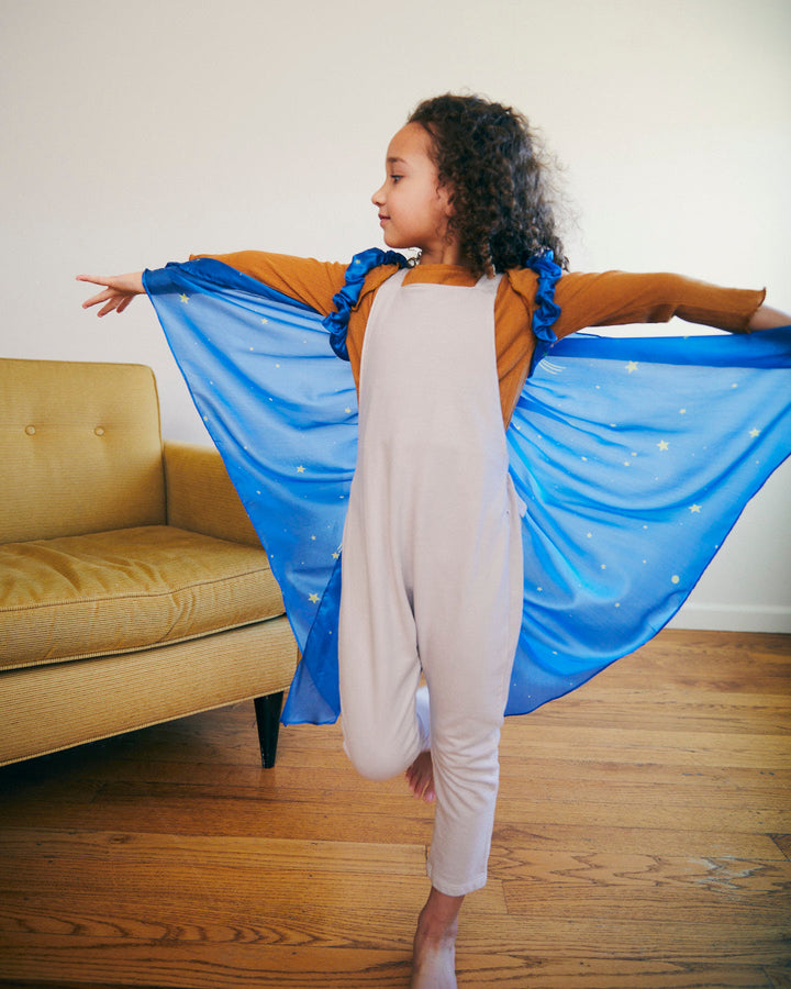 starry night fairy silk wings (with thumb loops)