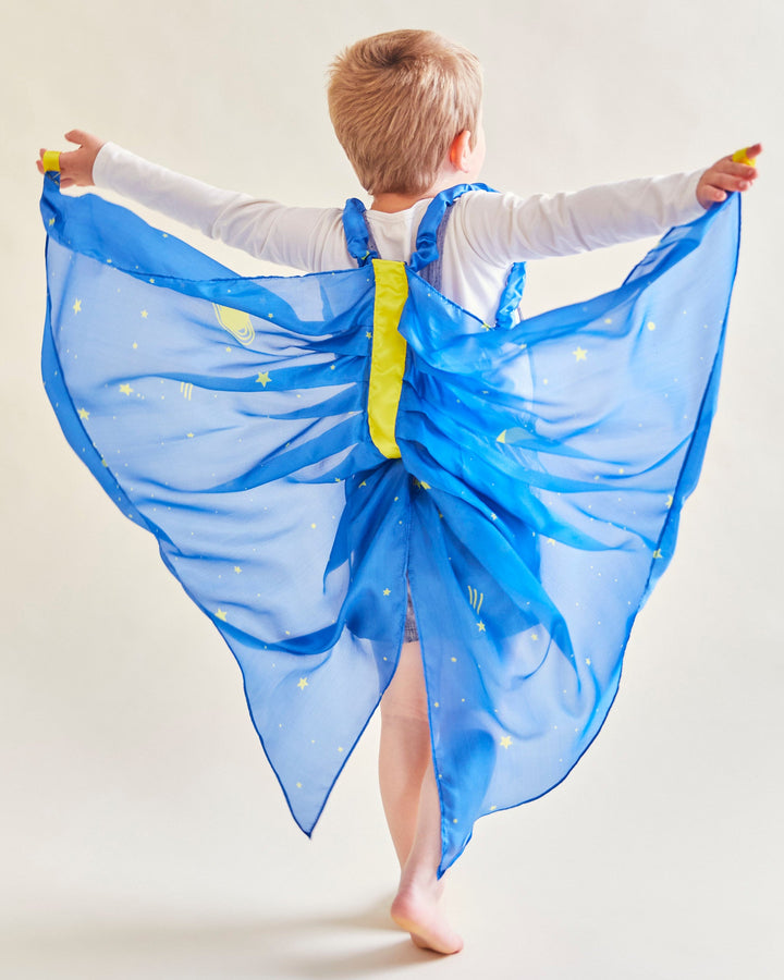 starry night fairy silk wings (with thumb loops)