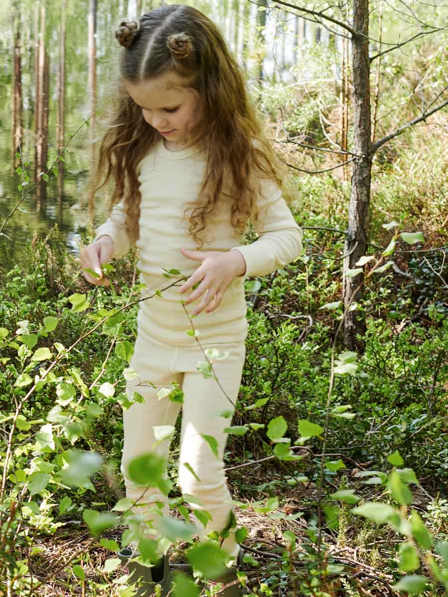 Ruskovilla child's silkwool long underpants