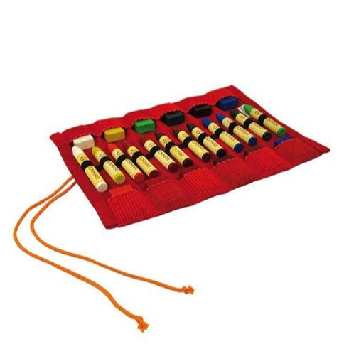 crayon bag for 12 blocks and 12 sticks