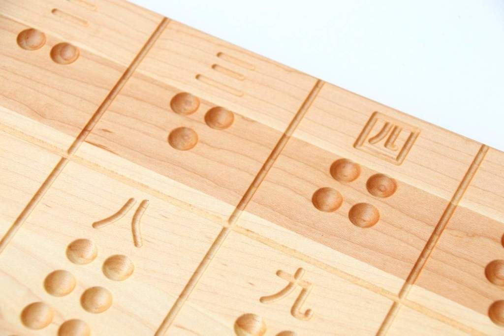 Chinese reversible 1-10 board