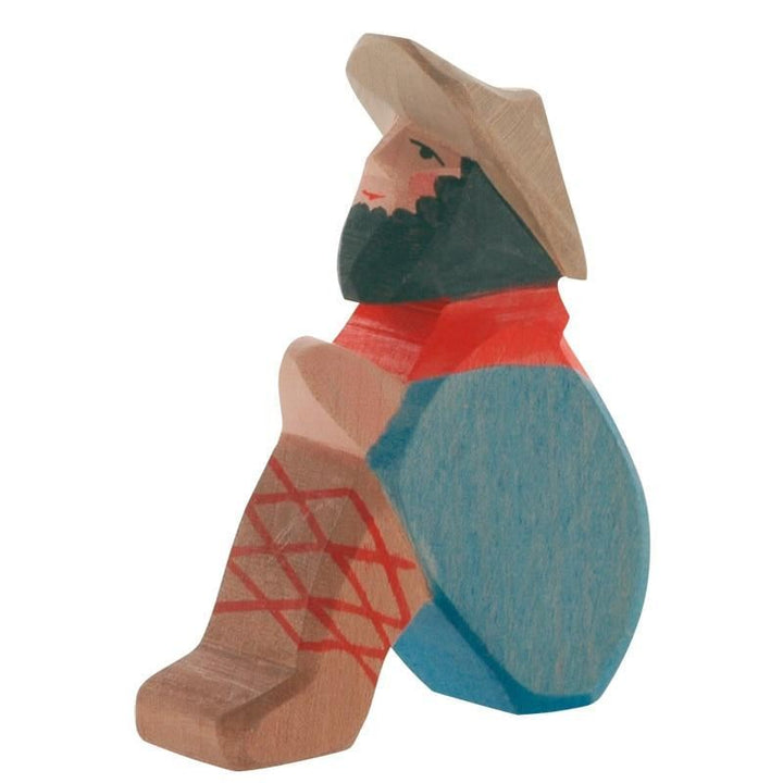 Ostheimer classic nativity shepherd sitting