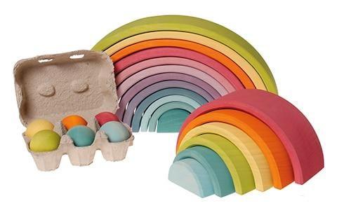 pastel rainbow stacker