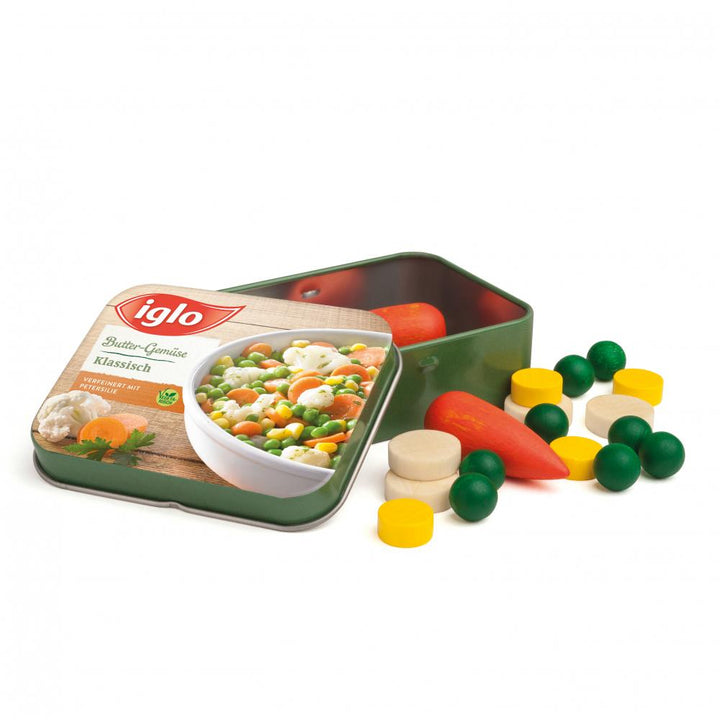 veggies in a tin