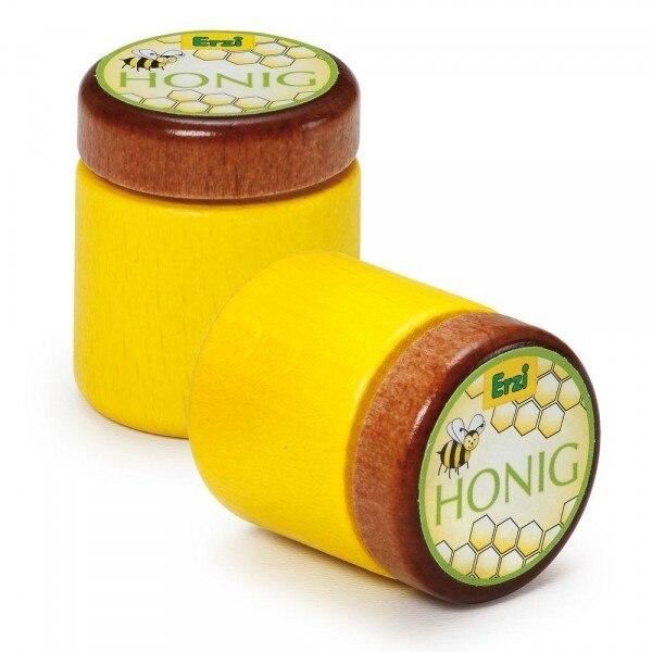 honey jar wooden toy play food