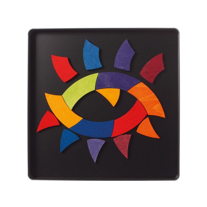 Goethe's colour circle magnetic puzzle