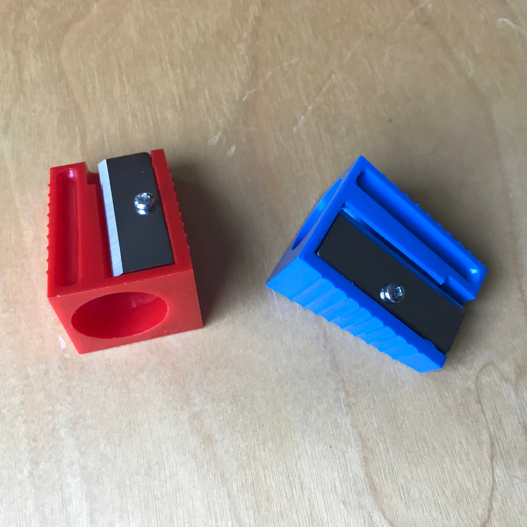 Sharpener for triangular Pencils and Wax Crayons