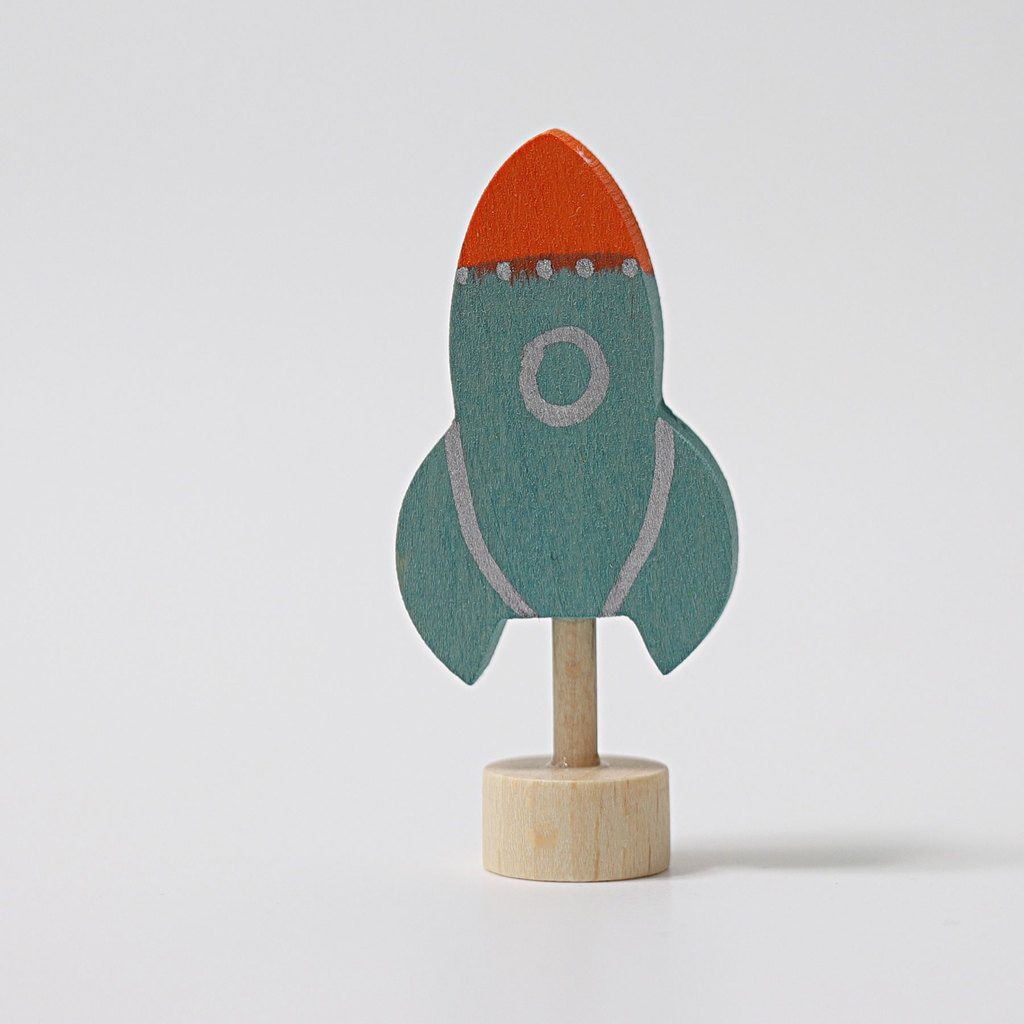 rocket ornament for birthday ring