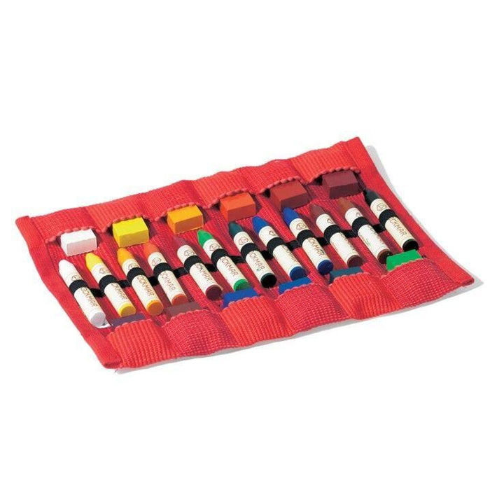 crayon bag for 12 blocks and 12 sticks