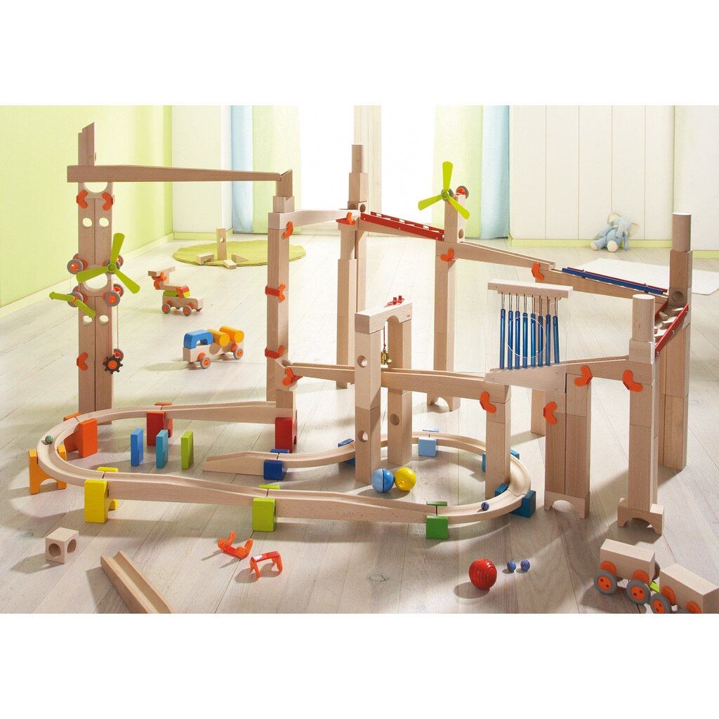 HABA ball track block clamps