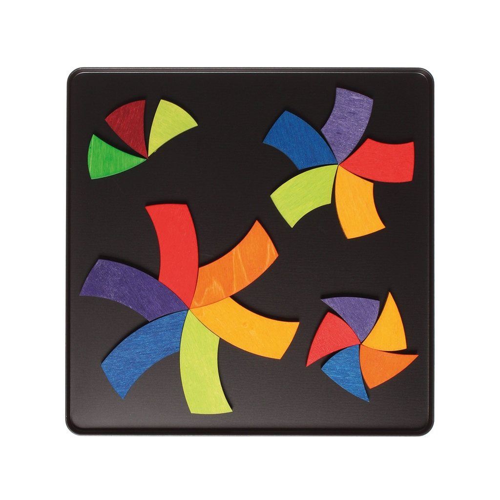 Goethe's colour circle magnetic puzzle