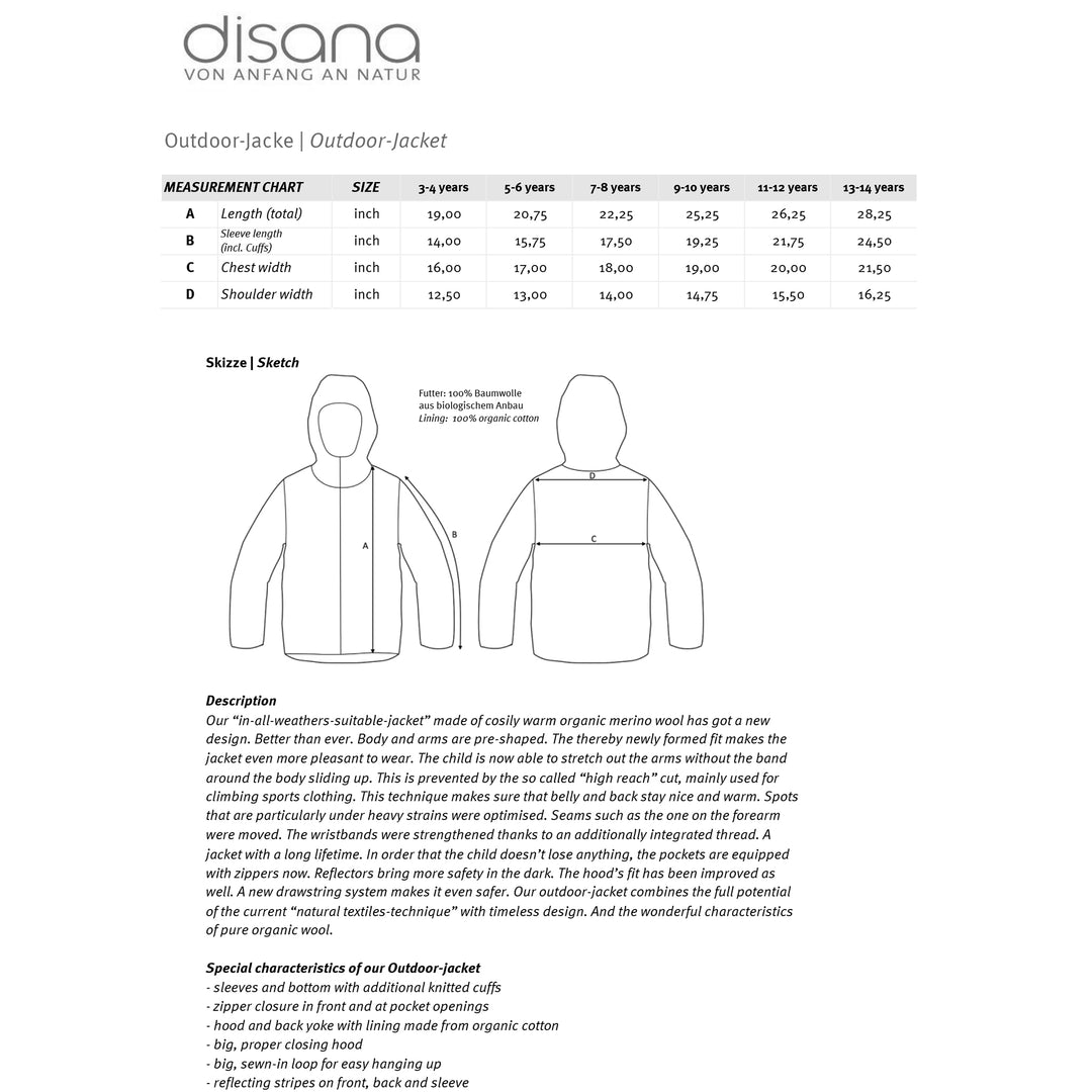 Disana Outdoor Jacket