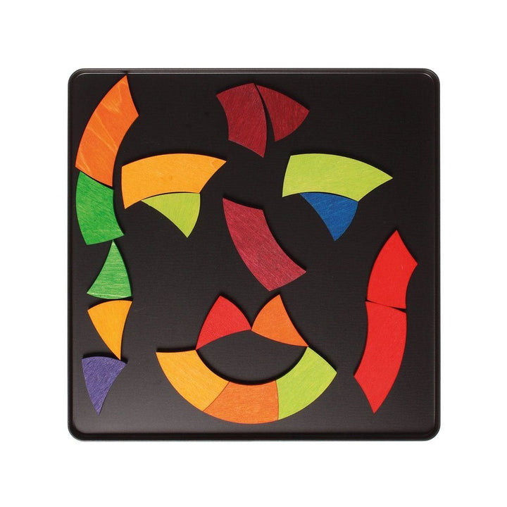 Goethe's colour circle magnetic puzzle