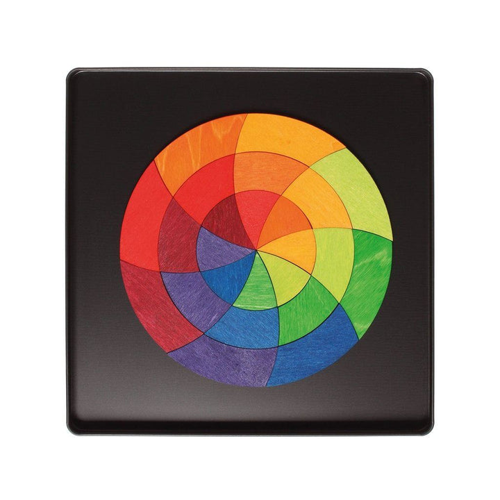 Goethe's colour circle magnetic puzzle