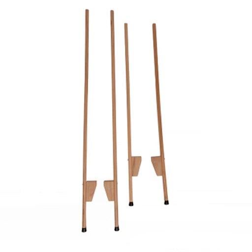 wooden stilts