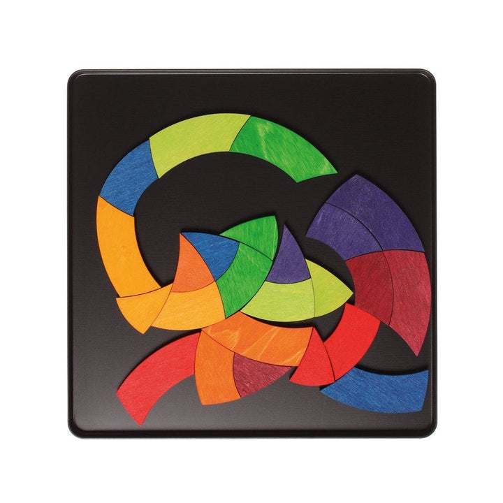 Goethe's colour circle magnetic puzzle