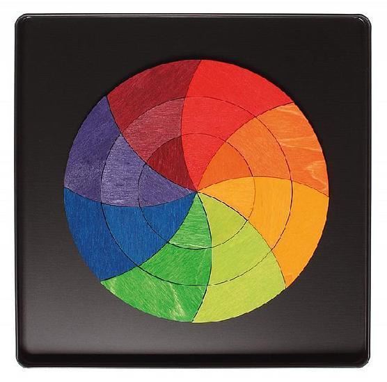 Goethe's colour circle magnetic puzzle